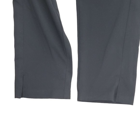 Athleta Size Small Black Modern Metro Mid Rise Straight Leg Loungewear Pants - Picture 5 of 10